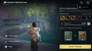 Equipping rod and bait for fishing (Image via NetEase)